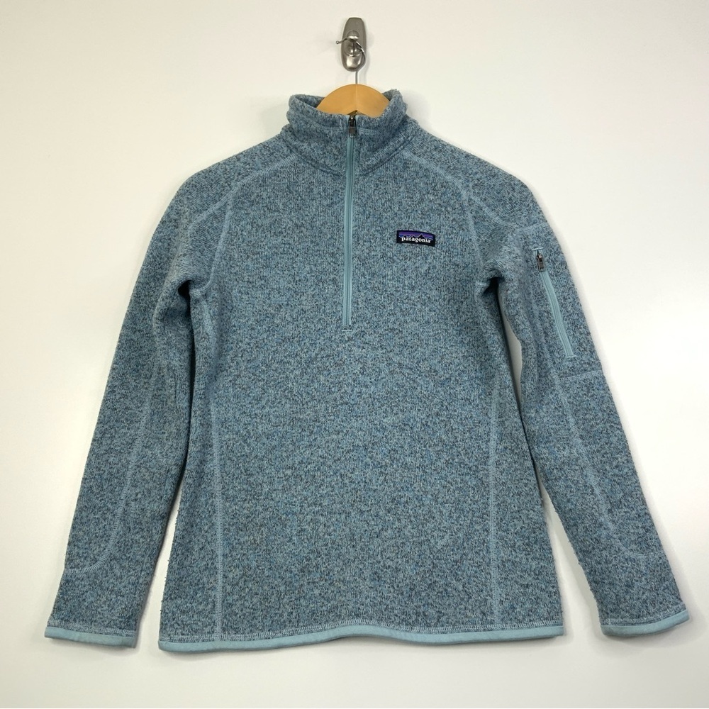 Patagonia Women’s Better Sweater 1/4-Zip. Color Atall Blue. Size XS.
